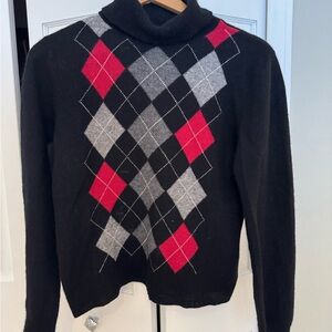 APT.9 Black Cashmere Sweater